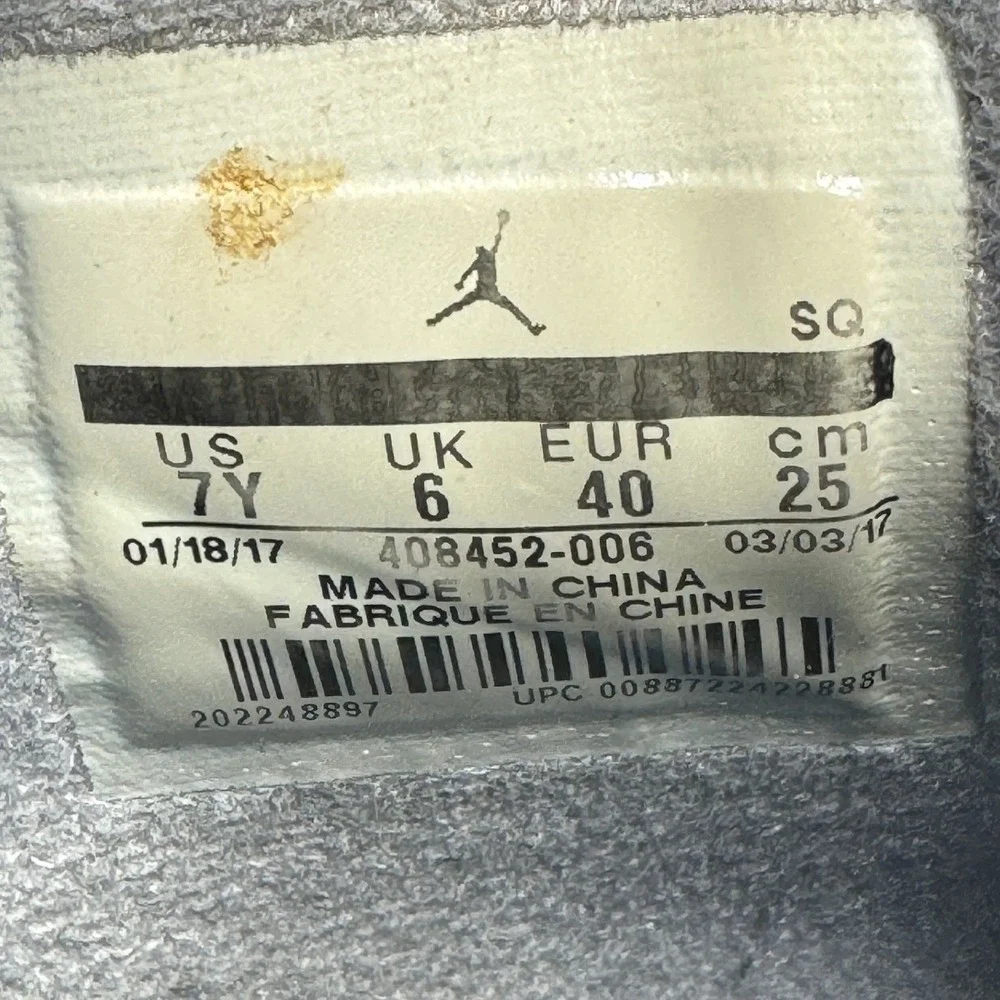 Jordan Air‎ Jordan 4 Retro GS 7Y Black Motorsport 408452-006